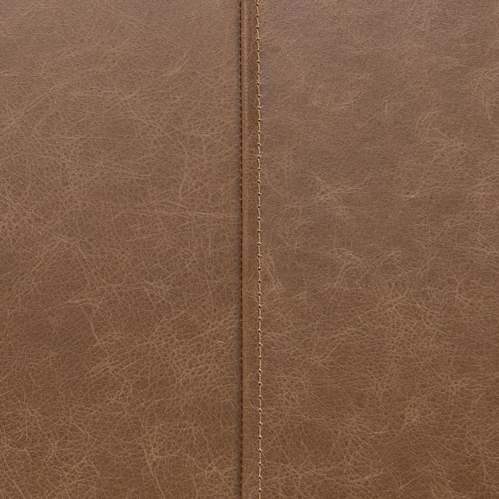 Madeleine - Leather Bench - Dune Walnut