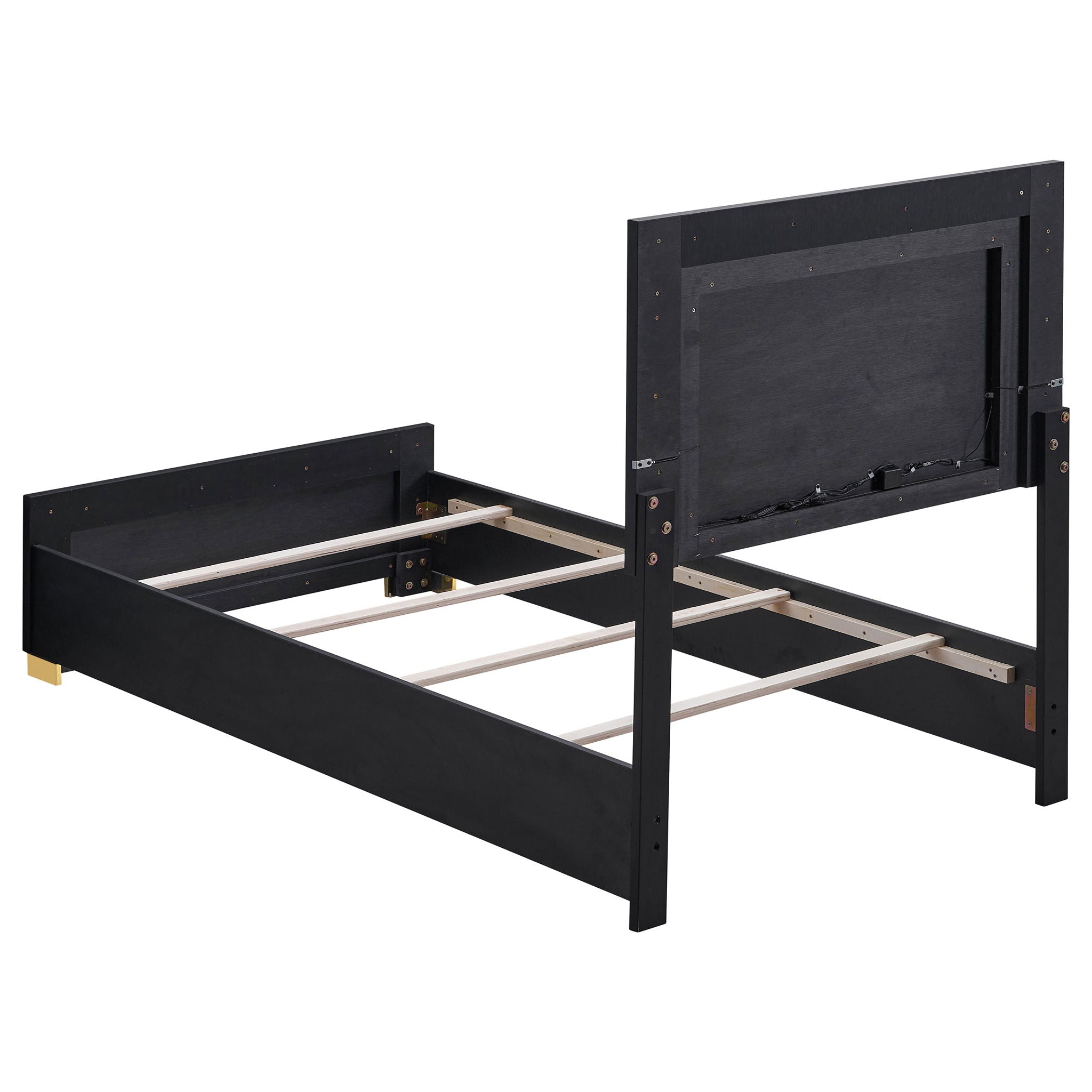 Jeremiah - LED Panel Bed With Touch Controlled Lighting