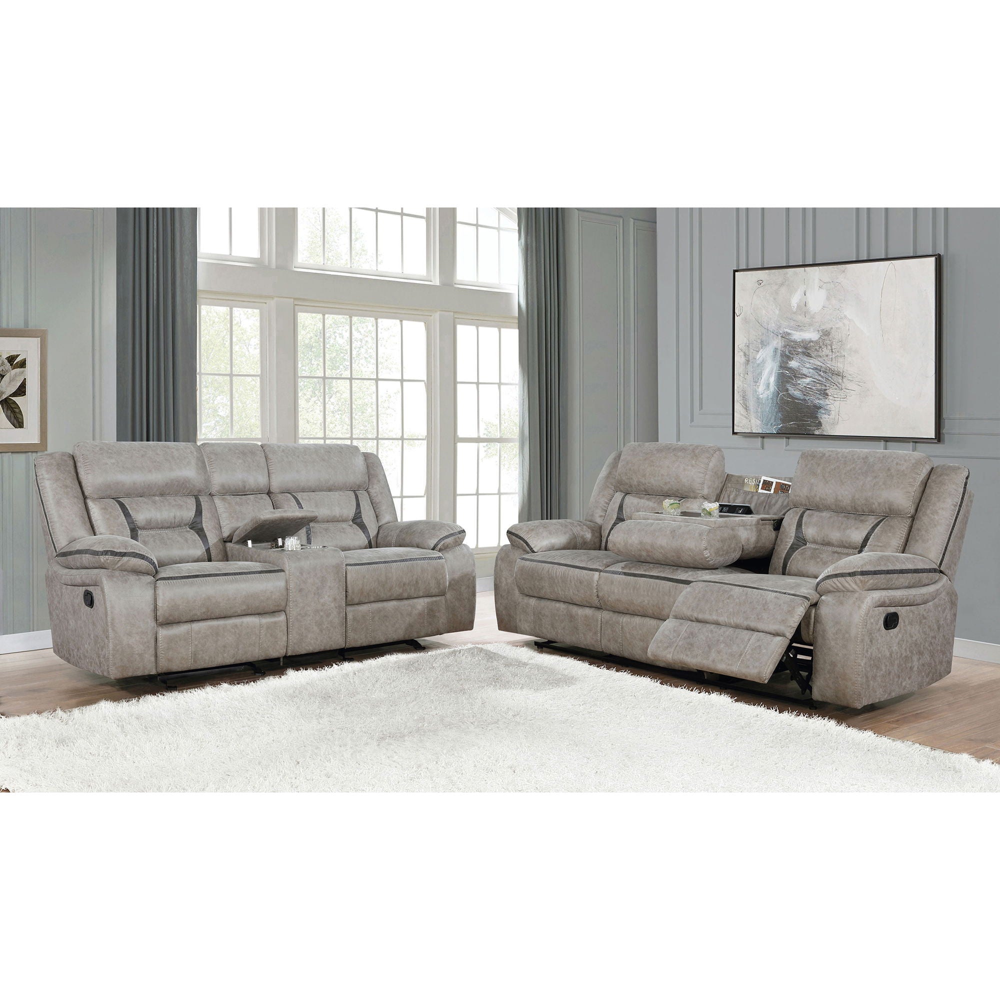 Brazelton - Pillow Top Arm Motion Living Room Set