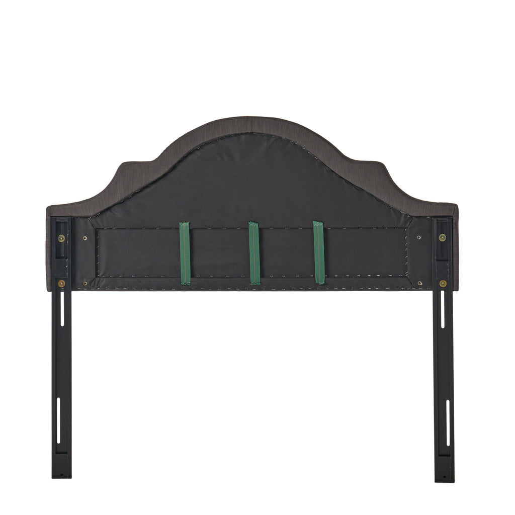 Lenne - Fabric Queen / Full Headboard - Gray