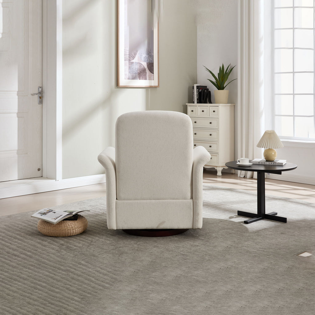 Modern Swivel Barrel Accent Chair With Base