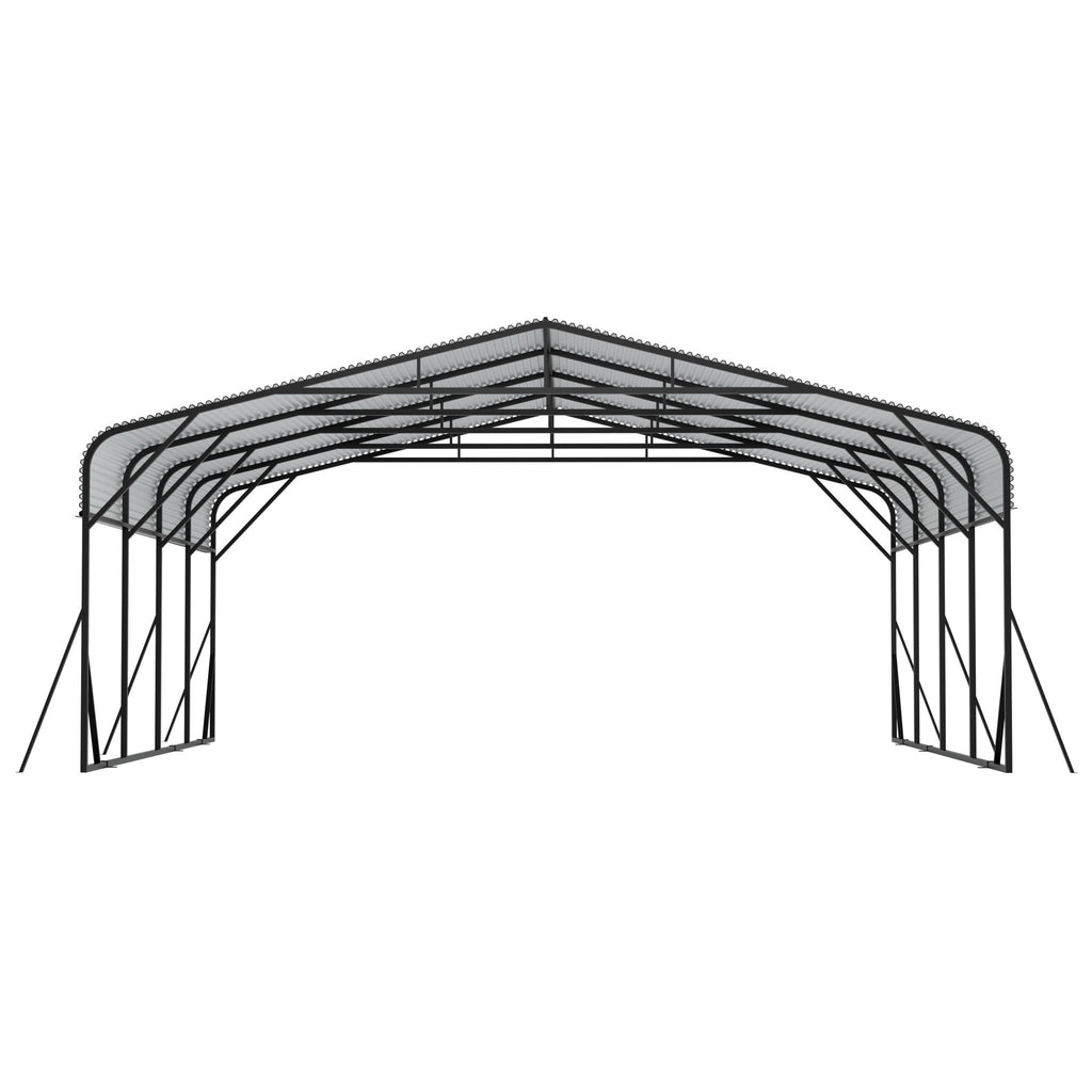 Heavy Duty Carport, All Weather Shelter - Black