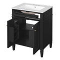 Bathroom Vanity With 2 Doors And Tip Out Drawer, Soft Closing Hinges