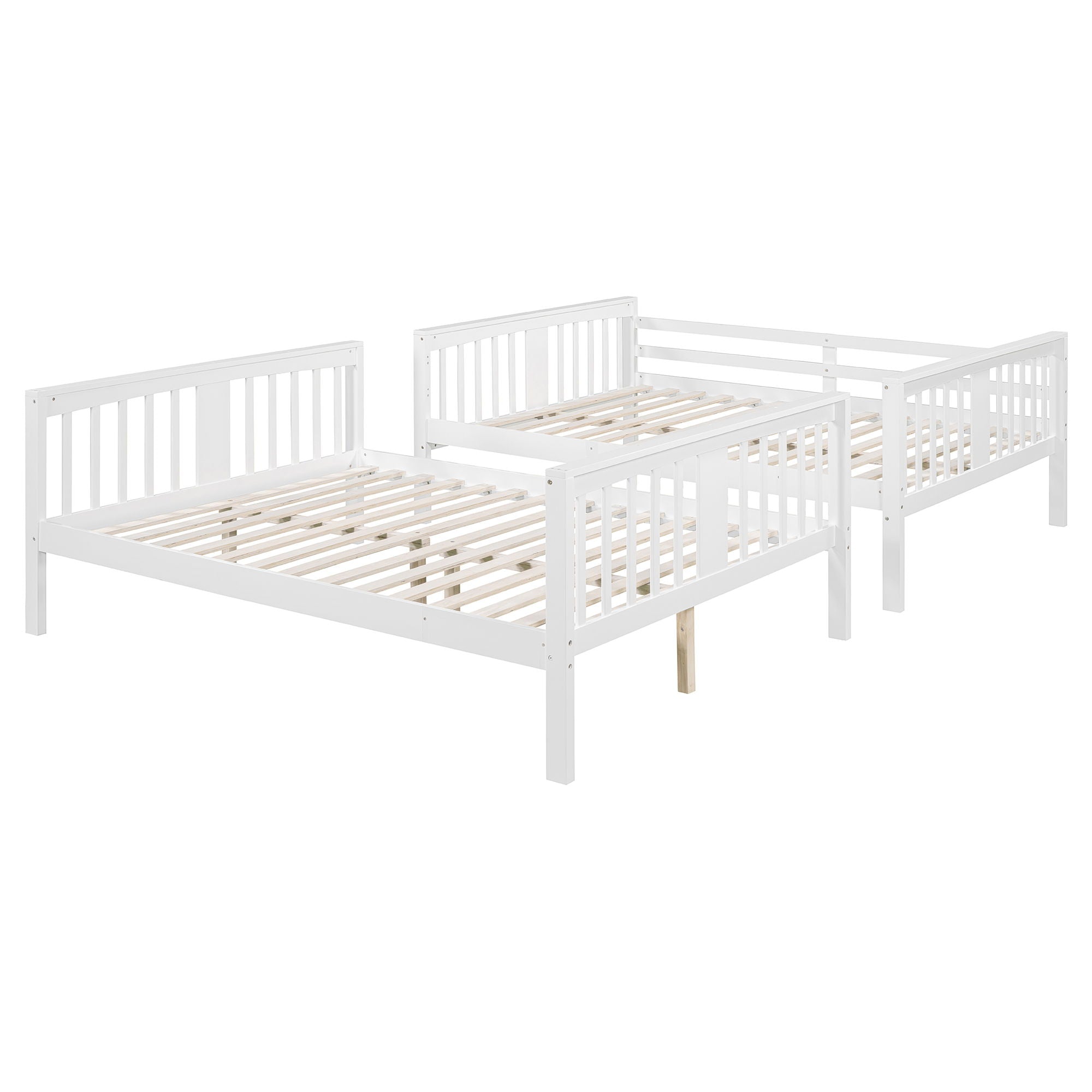 Bunk Bed With Ladder For Bedroom