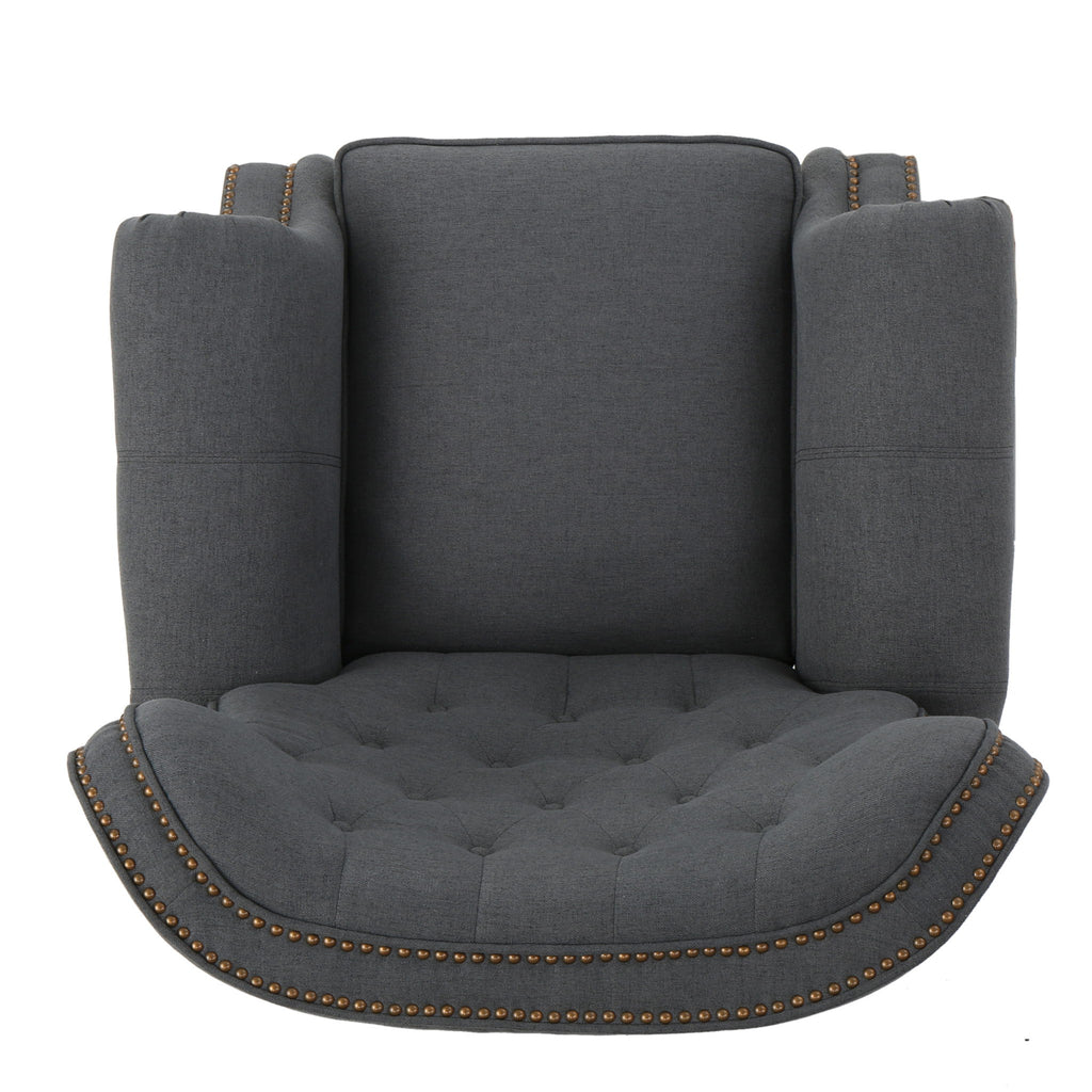 Modern Manual Push Back Recliner Chair