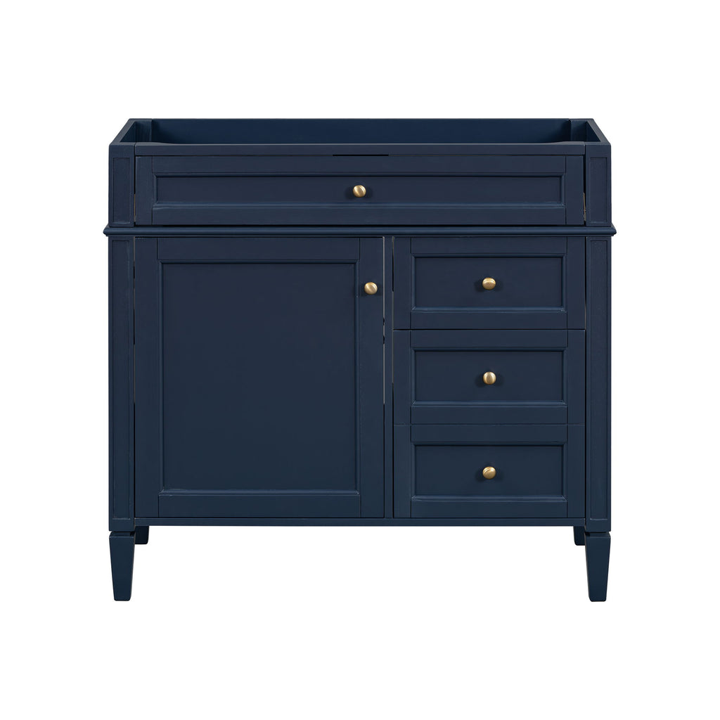 Bathroom Vanity With 2 Drawers And Tip-Out Drawer, Storage Cabinet