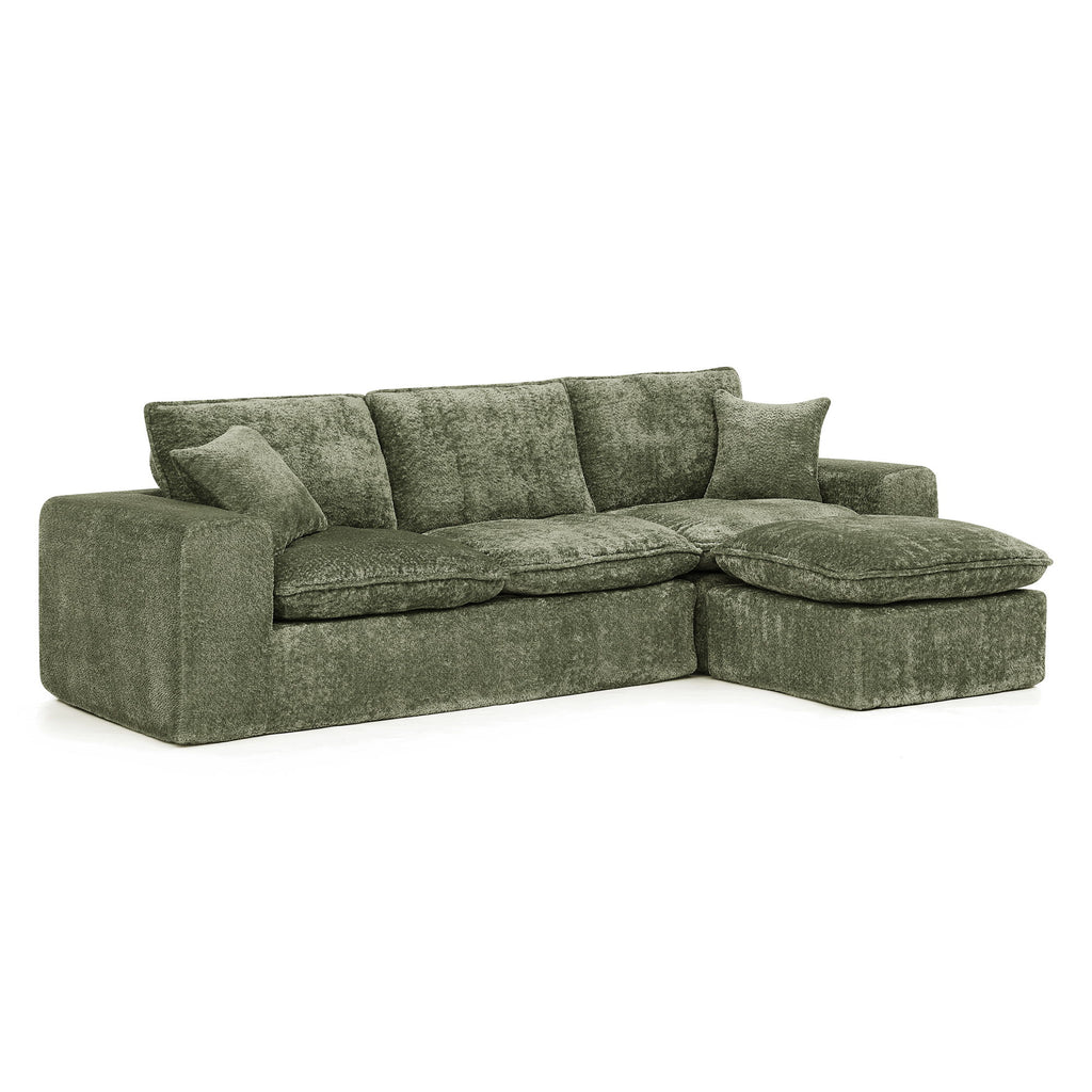 Sectional Sofa With Moveable Ottoman