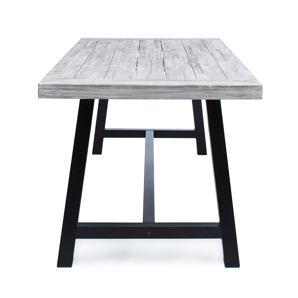Outdoor Sandblast Finish Acacia Wood Dining Table