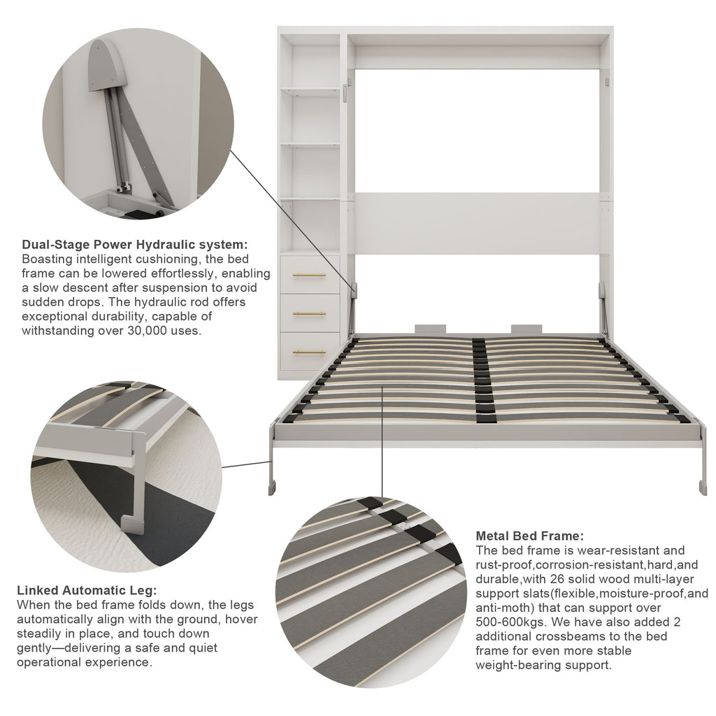 Multifunctional Vertical Murphy Wall Bed