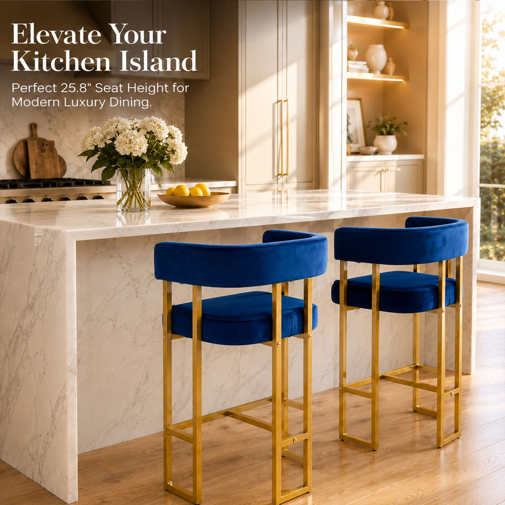 Modern Counter Height Bar Stools With U - Shaped