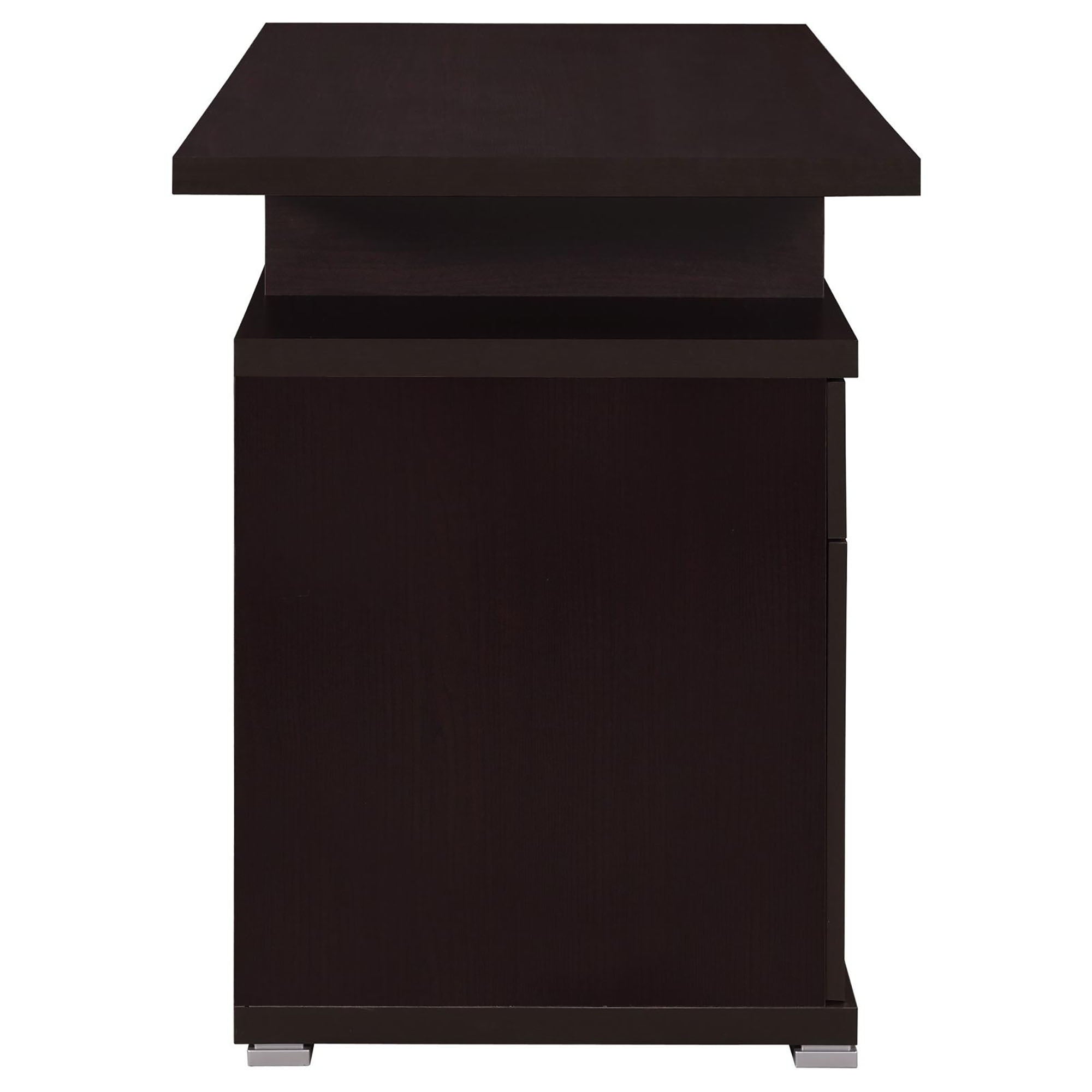 2 Drawer Reversible Office Desk With Modular Design