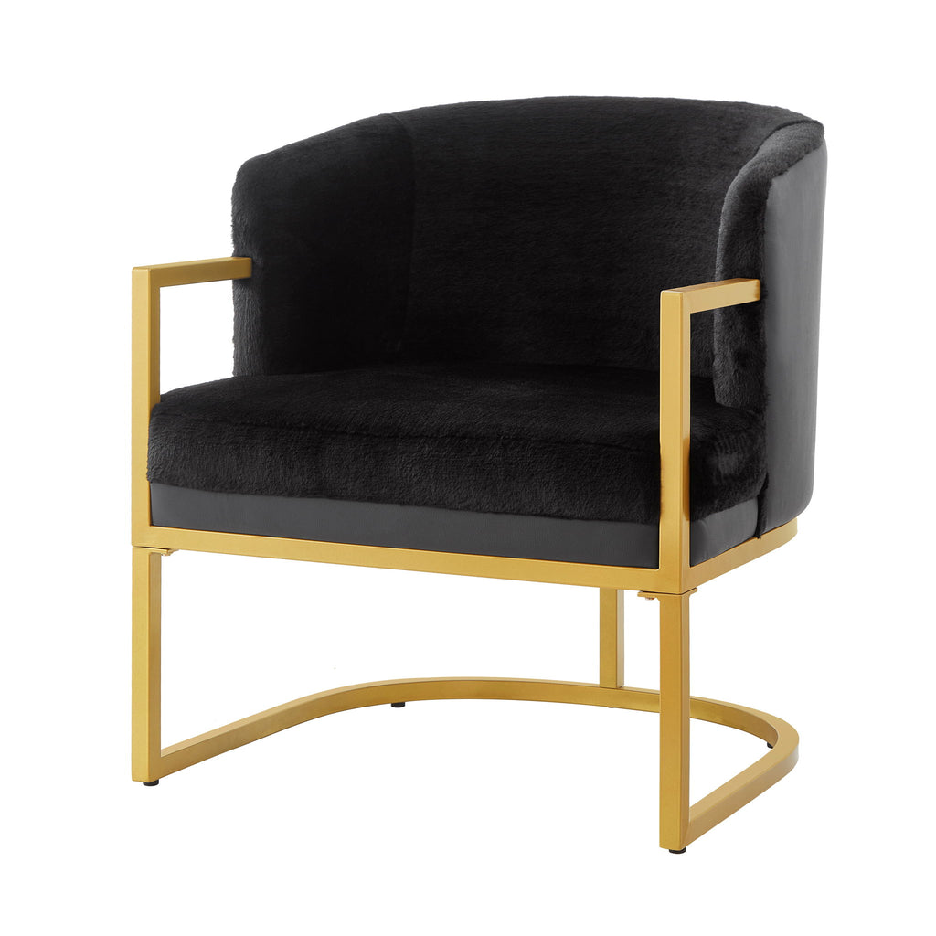 Upholstered Reading Accent Armchair For Living Room