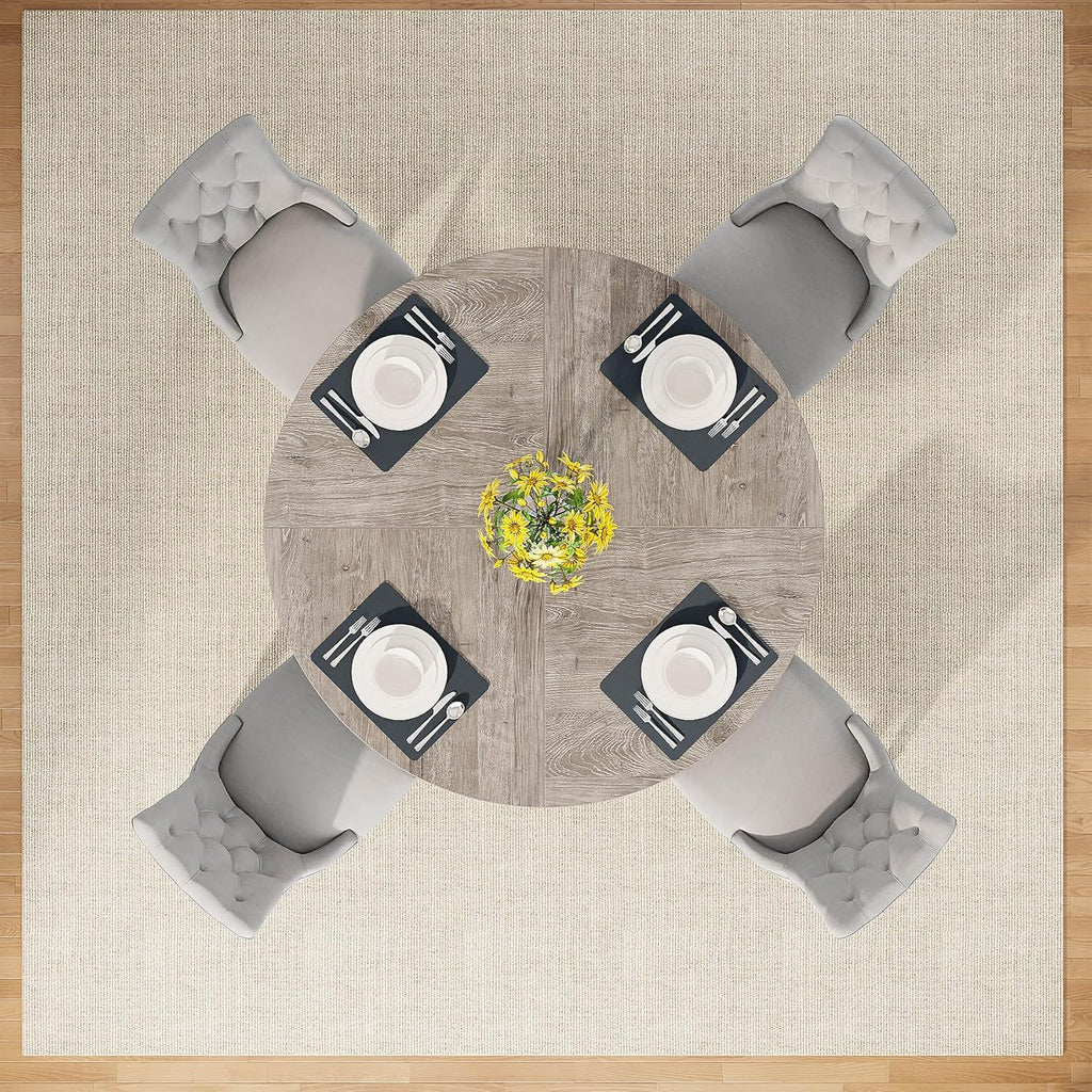 Round Dining Cross Base Kitchen Table