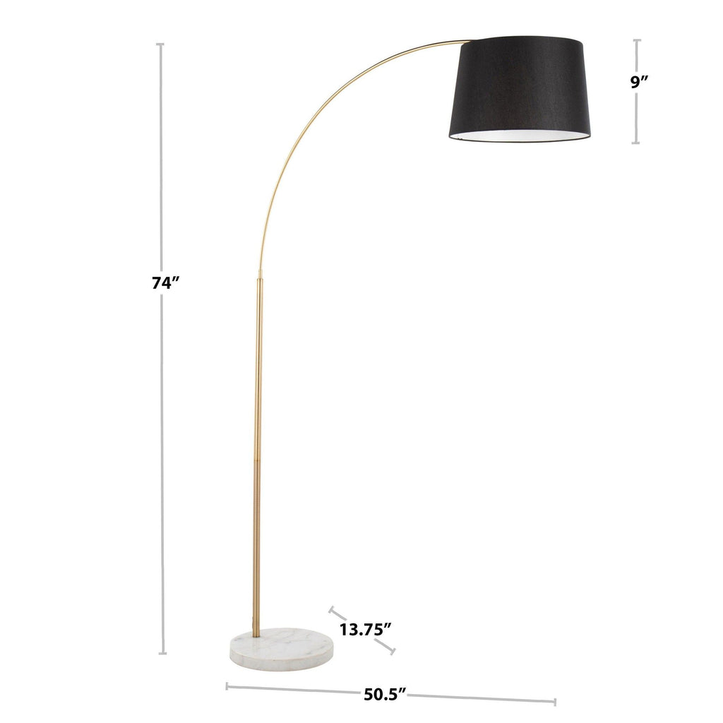 March - Contemporary Floor Lamp & Elegant Finish