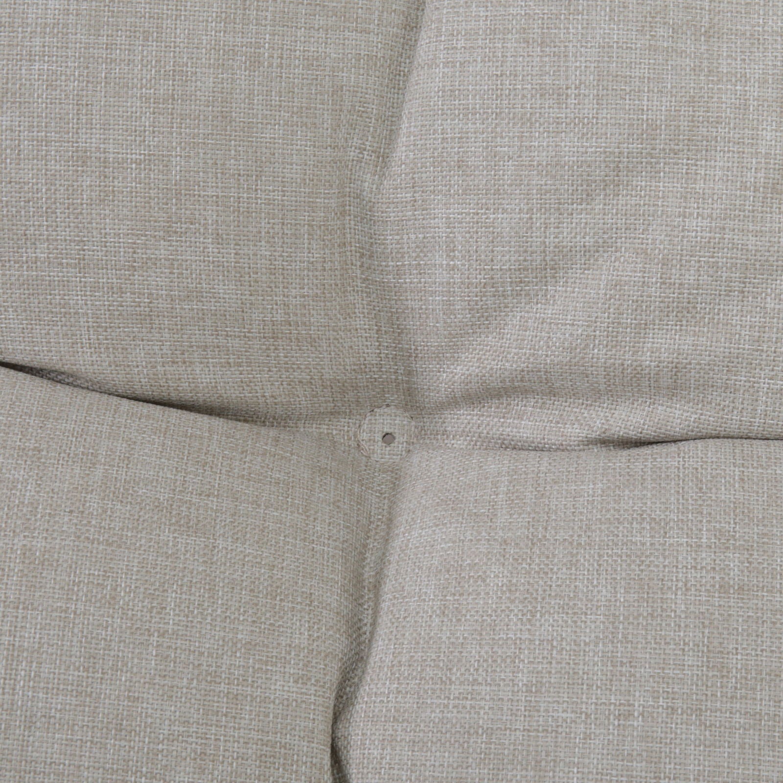 Patio Loveseat Sofa With Extra Thick Tufted Cushion - Brown