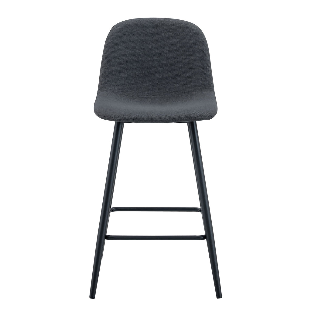 Modern Bar Chair Rounded Backrest (Set of 2)
