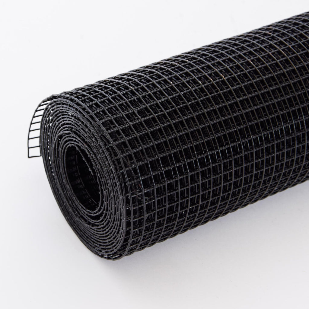 Vinyl Coated Hardware Cloth, Welded Wire Fence For Poultry & Home Improvement - Black