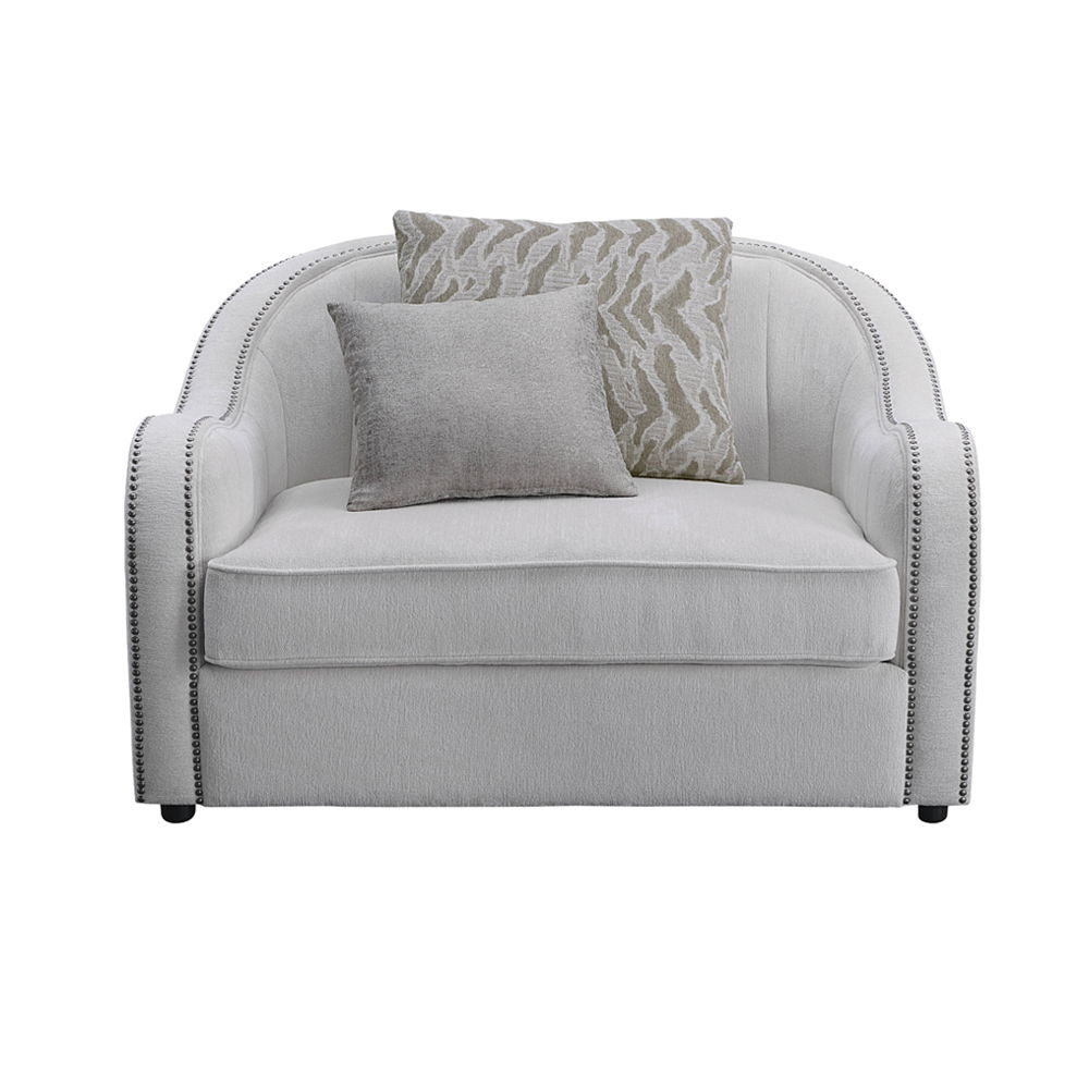 Mahler - Chair With 2 Pillows - Beige Linen
