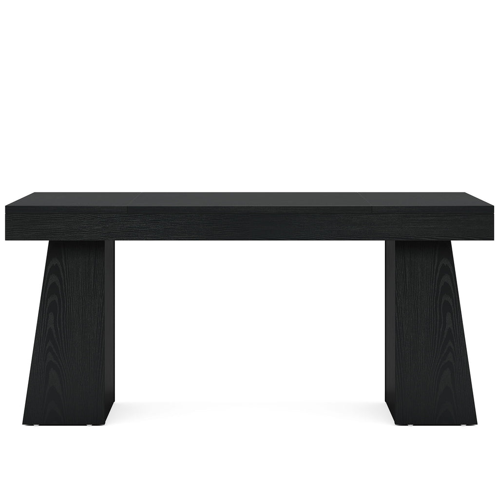 Executive Desk, Workstation With Double Trapezoid Base