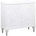 Angus - 2 Door Mandala Accent Cabinet - White