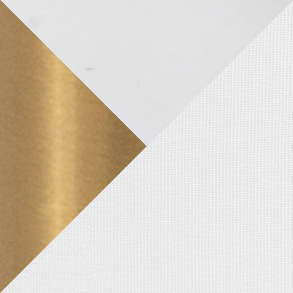 Leslie - Glam / Art Deco Floor Lamp - Gold / White