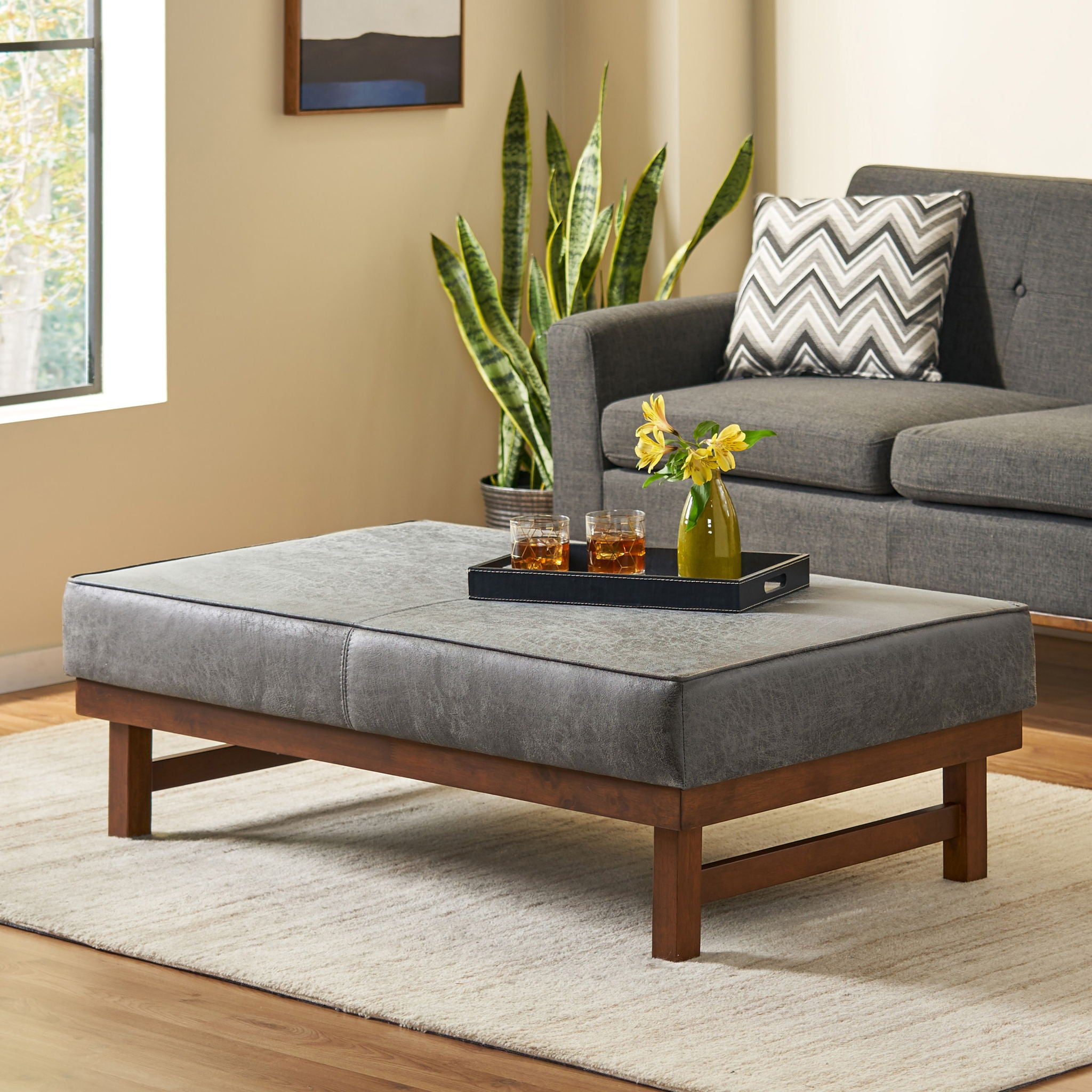 Temzyl - Mid Century Modern Ottoman