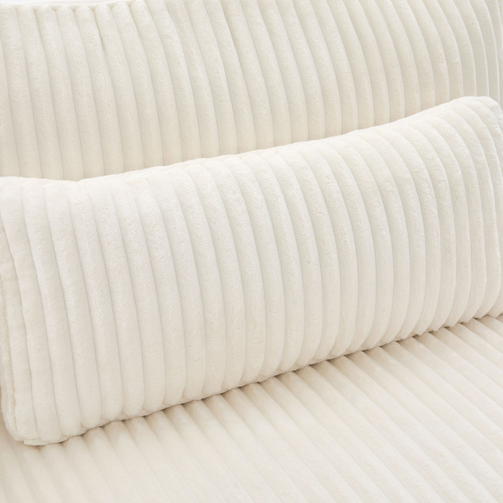 Modern Loveseat Sofa With 4 Pillows