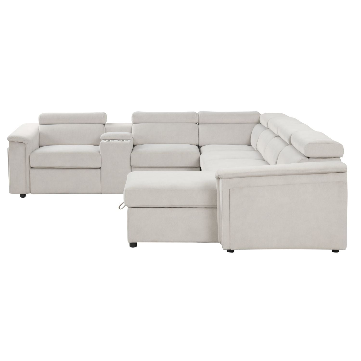 Harvey - Power Recliner Sleeper Sectional