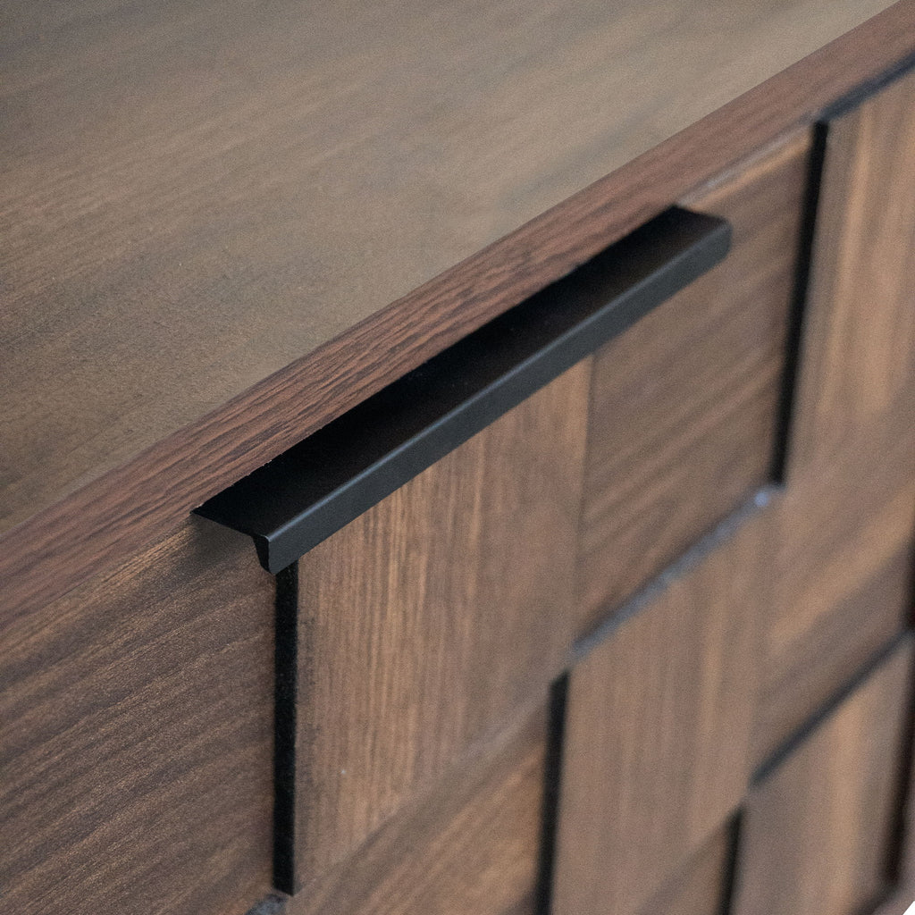 78" TV Stand With Storage Cabinets For Living Room - Walnut