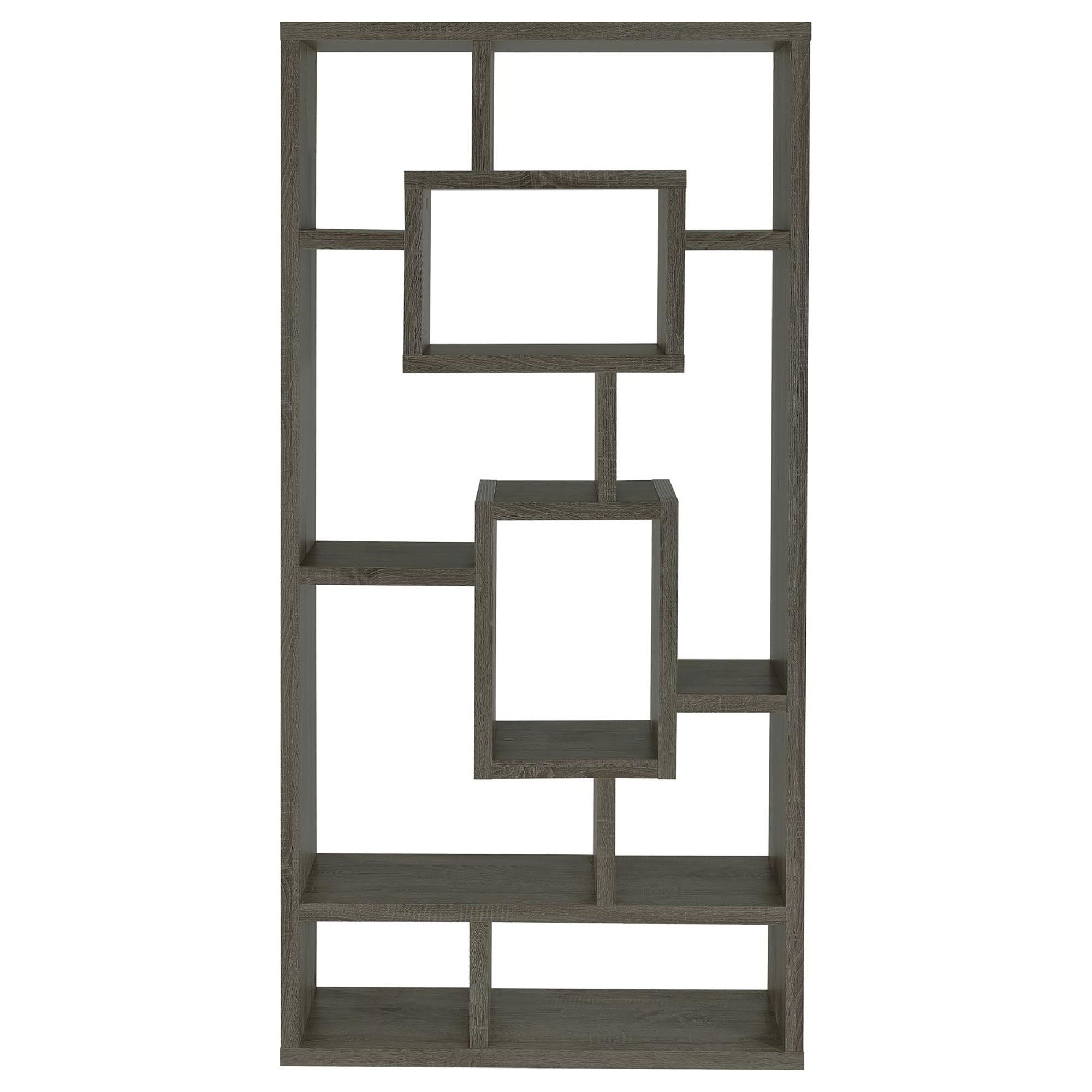 10 Shelf Open Back Bookcase