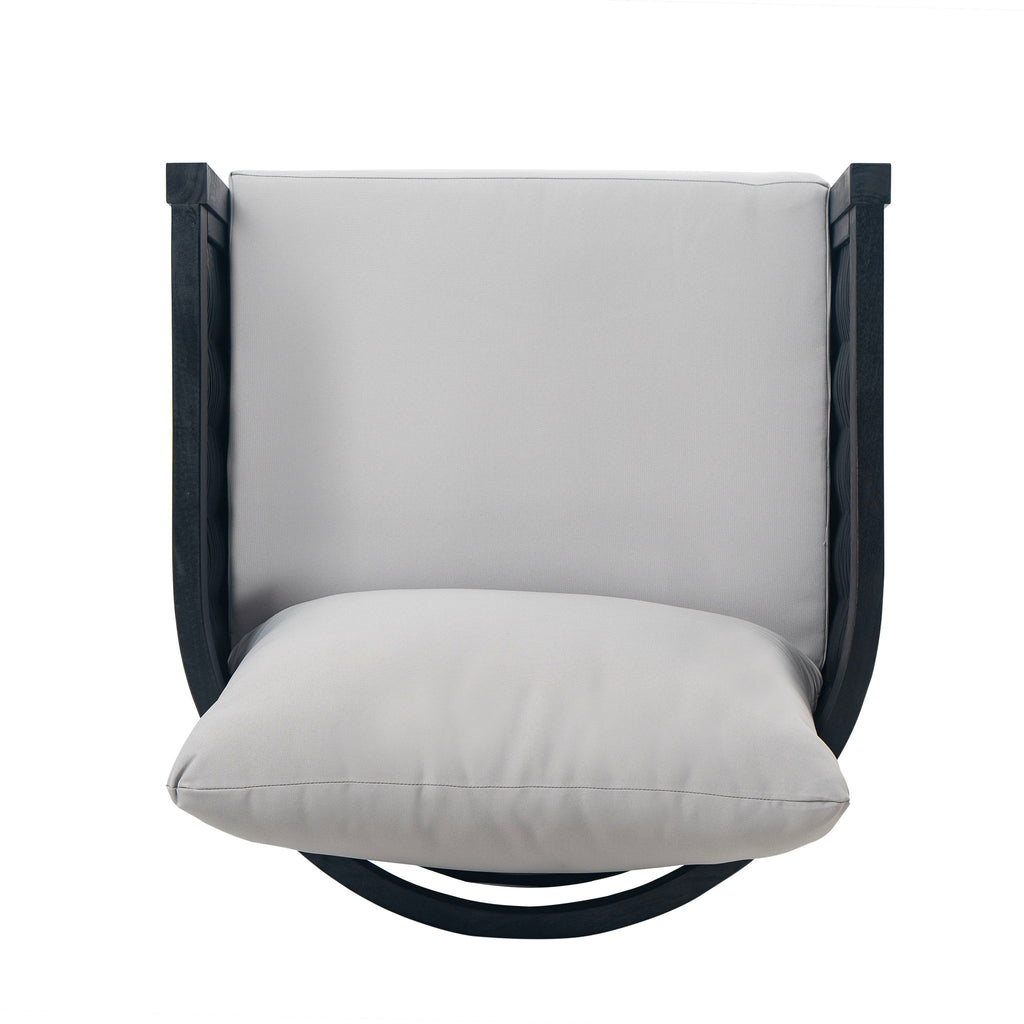 Outdoor Acacia Wood Club Chairs With Cushions