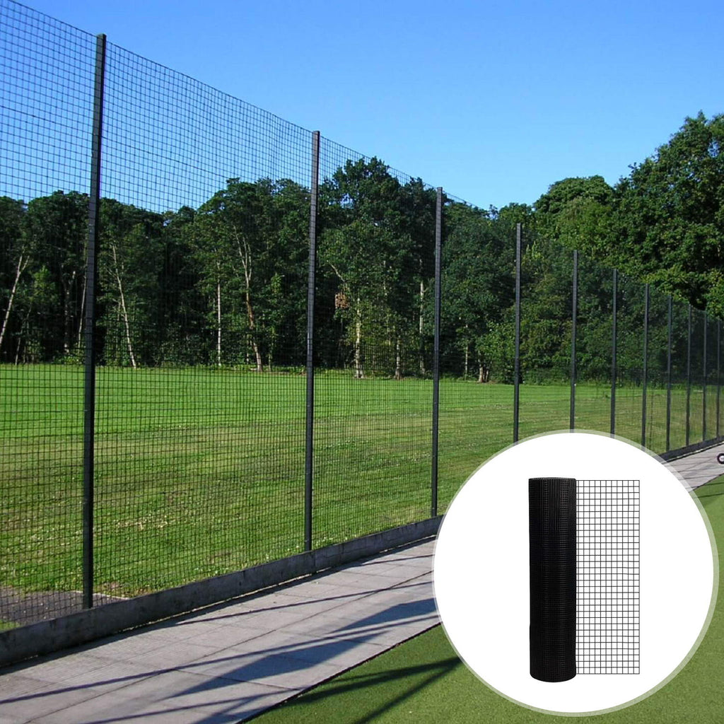 Vinyl Coated Hardware Cloth, Welded Wire Fence For Poultry & Home Improvement - Black