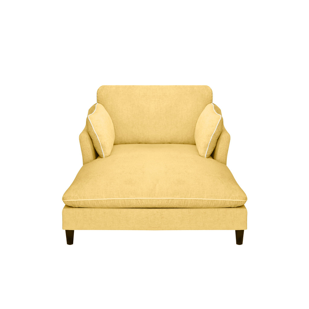 Modern Chaise Lounge Couch Sofa Bed With Pillows