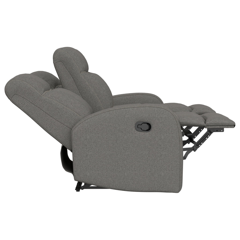 Manual Reclining Sofa With Dual Independent Recliners