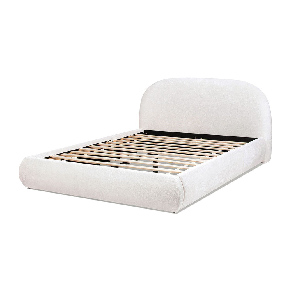 Archie Puffy Grounded - Upholstered Platform Bed