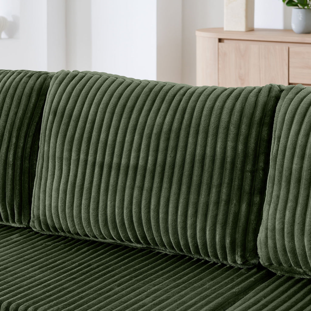 Modern Minimalist U - Shape Modular Sectional Sofa