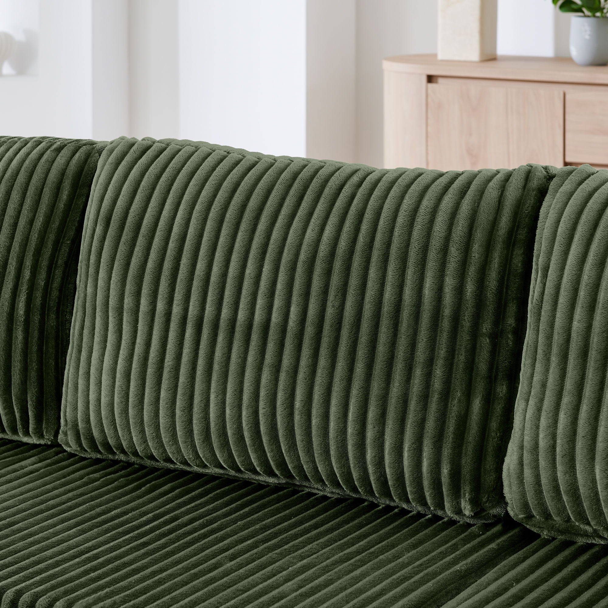 Modern Minimalist U - Shape Modular Sectional Sofa