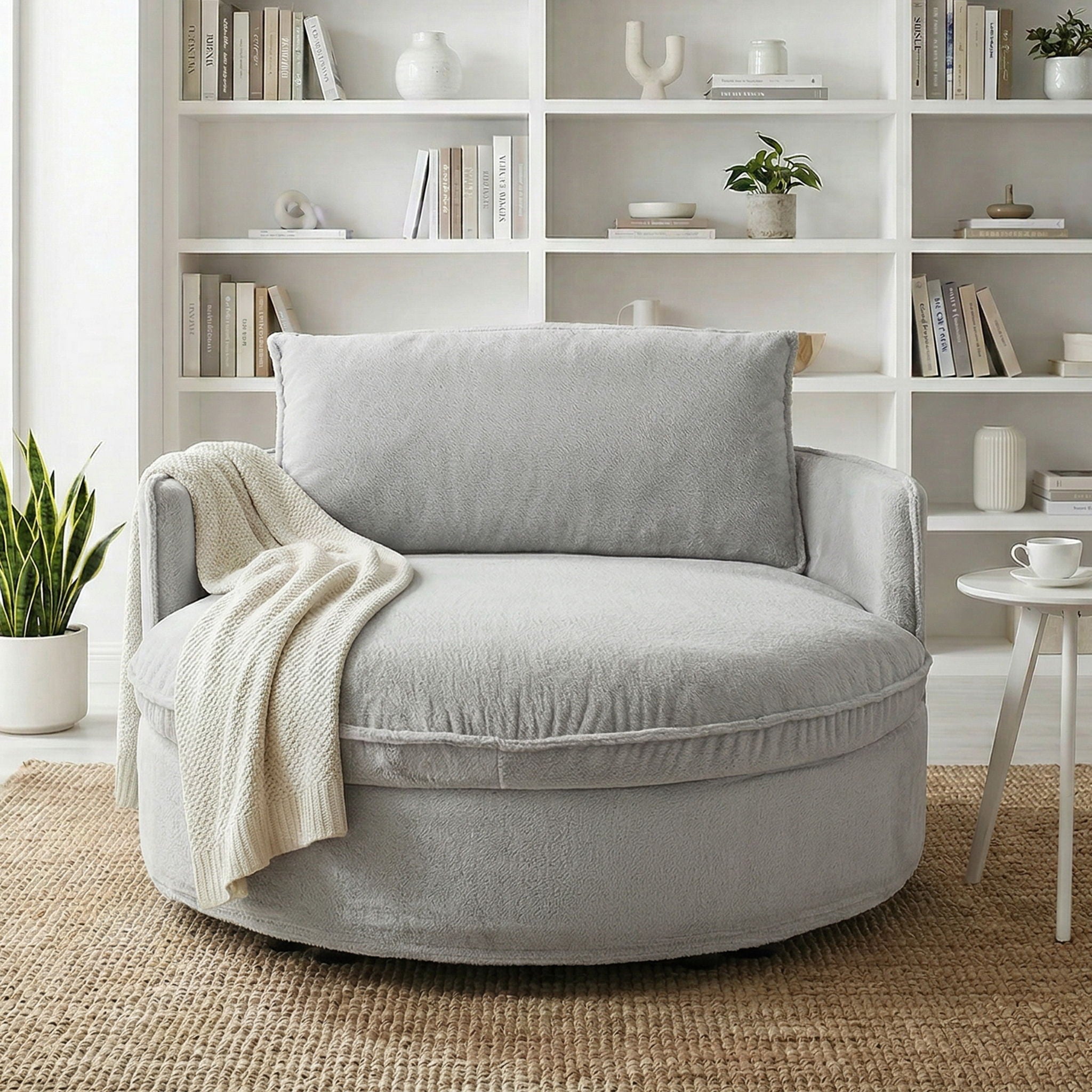 Round Lounge Sofa Chair For Living Room