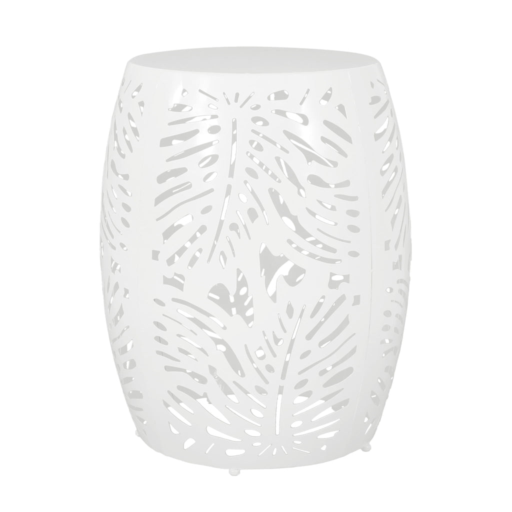 Modern Design Metal End Table, Large