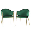 Modern Upholstered Dining Chair With Frame And