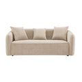 Keith - Sofa With 3 Pillows, Living Room Seating - Beige