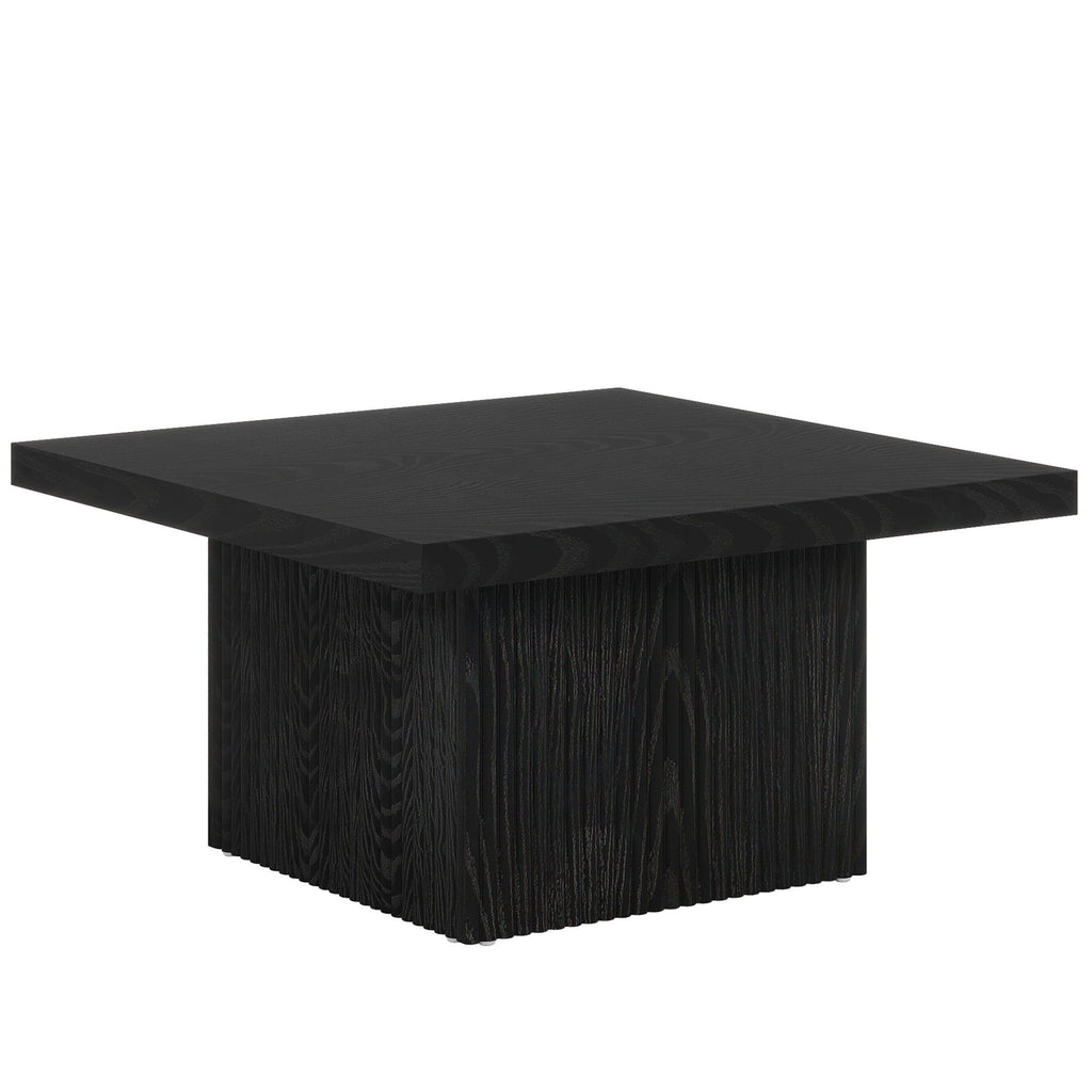 Modern Fluted Square Coffee Table