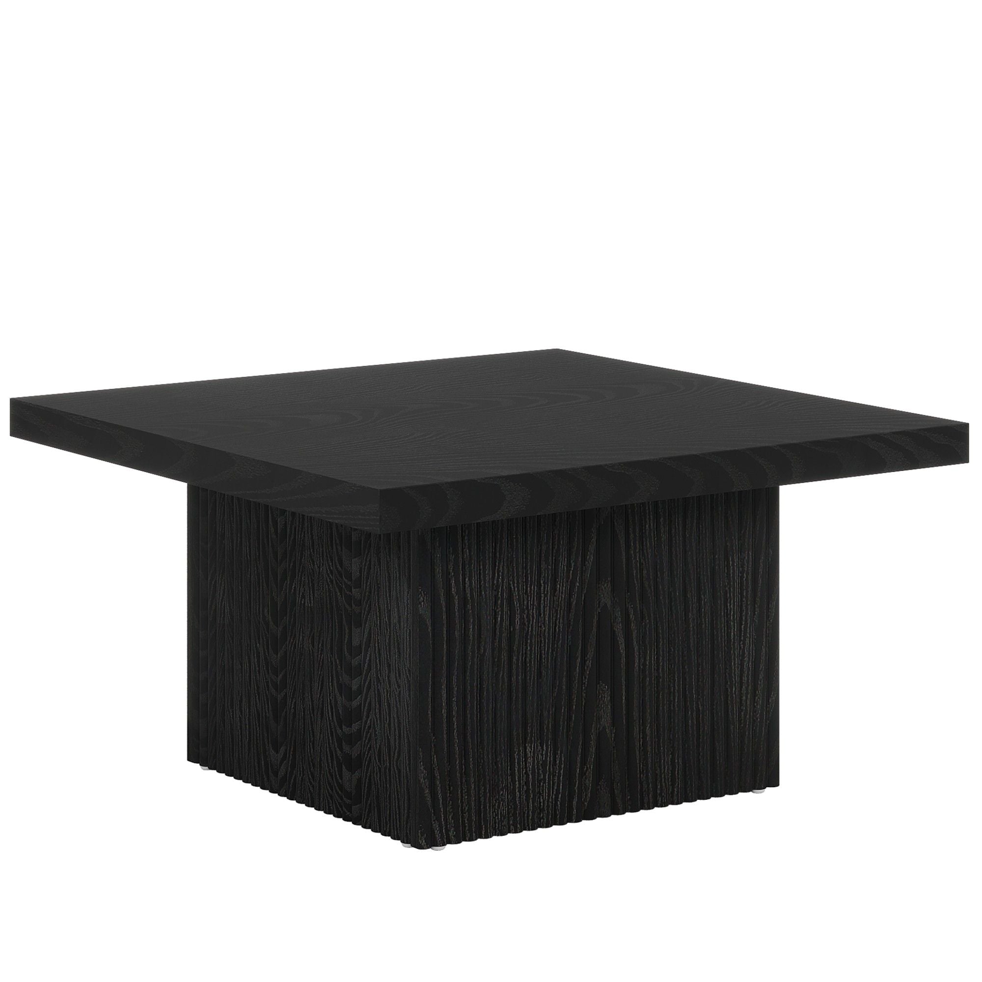 Modern Fluted Square Coffee Table