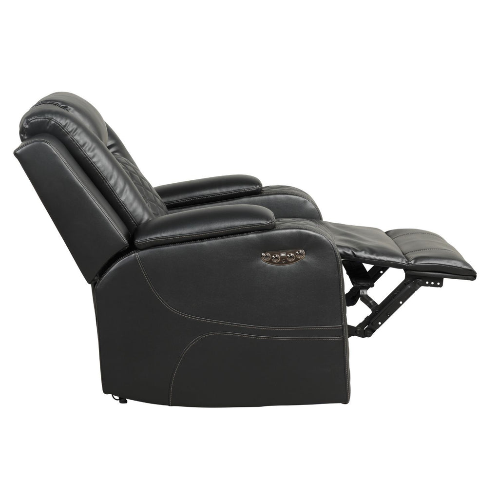 Benz - LED & Power Recliner Chair With Adjustable Headrest