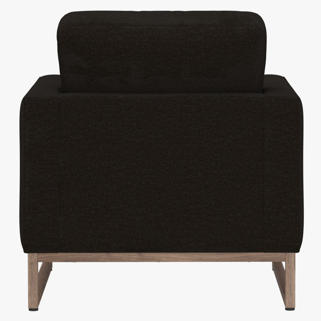 Accent Chair With Track Arm Design