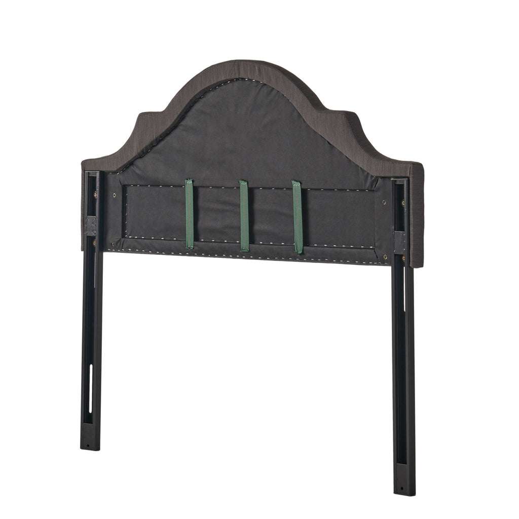 Lenne - Fabric Queen / Full Headboard - Gray