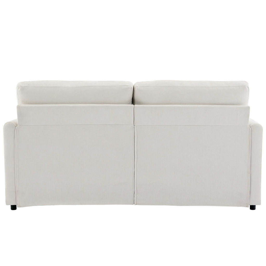 Cozy Upholstered Cushion Loveseat Sofa For Living Room