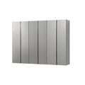 Nova Series - Garage Cabinet Set D, 3 Piece, Soft Closing, Wall Mounted - Metallic Gray