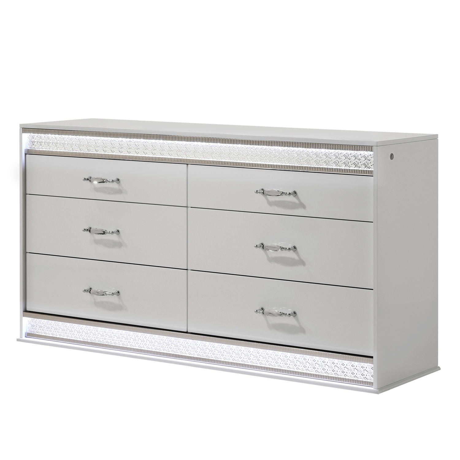 Glam - Bedroom Set With LED Headboard