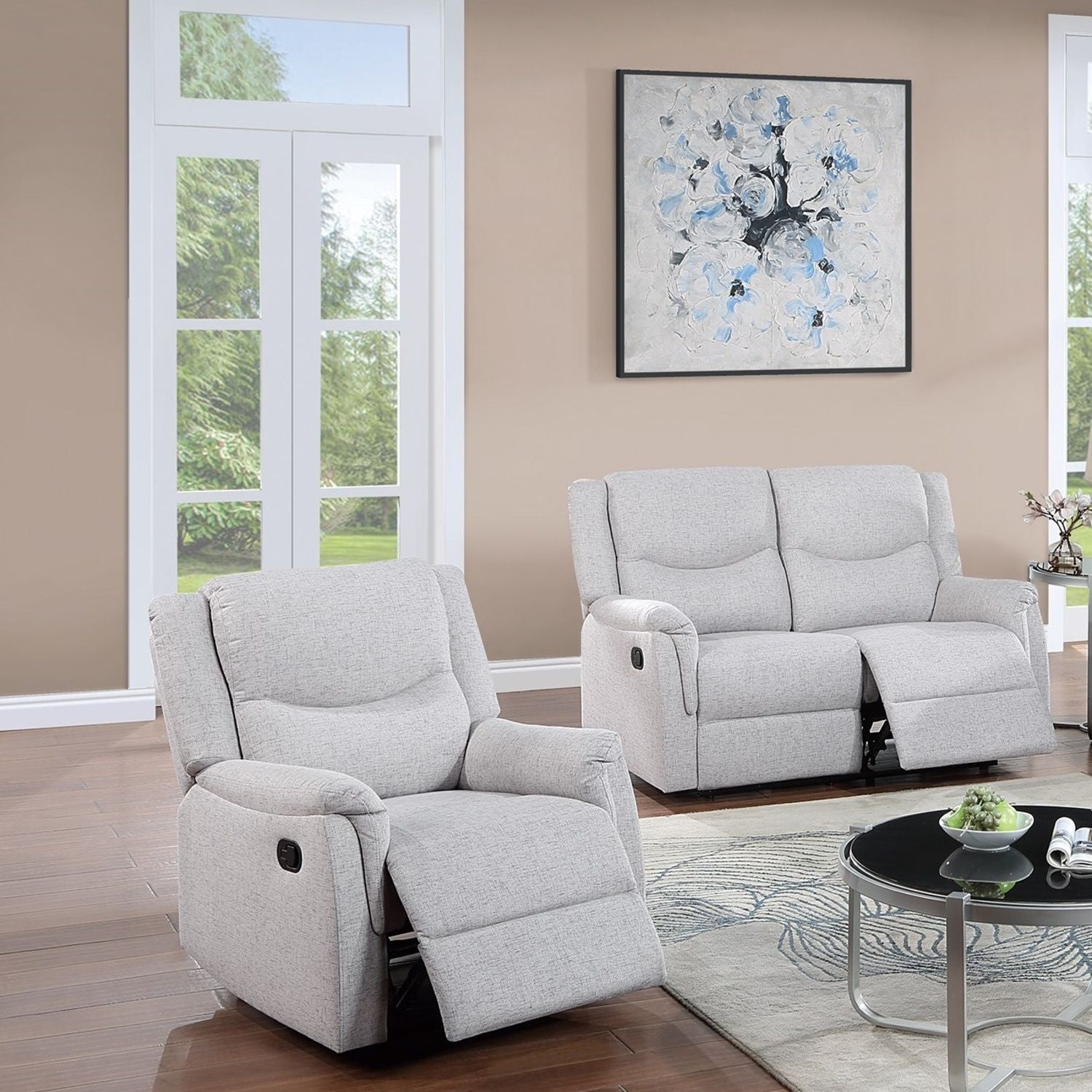 Modern Style Living Room Set, Manual Motion